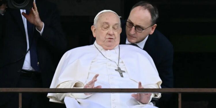 Pope Francis Appears Publicly For First Time Since Hospitalization (Video)