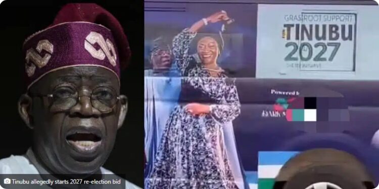 “Another 4 Years Of Shege Banza” – Nigerians React As Tinubu Allegedly Starts 2027 Re-Election Bid (Video)