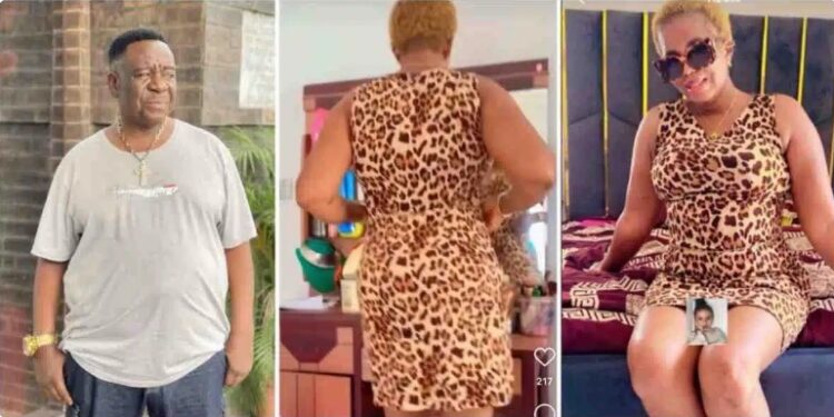 “She Has Moved On?” – New Video Of Late Mr Ibu’s Wife Trends Online (Watch)