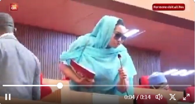 Senator Natasha Reacts To Her Suspension By The Senate (Video)