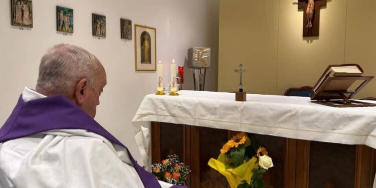 Vatican Releases First Photo Of Pope Francis Since He Fell Sick And Was Admitted To Hospital