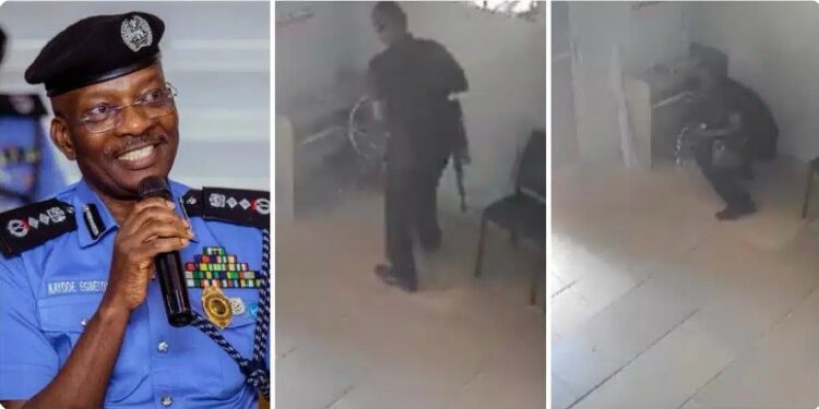 Police React To Viral CCTV Footage Of Officer Allegedly Stealing Phones in Ondo