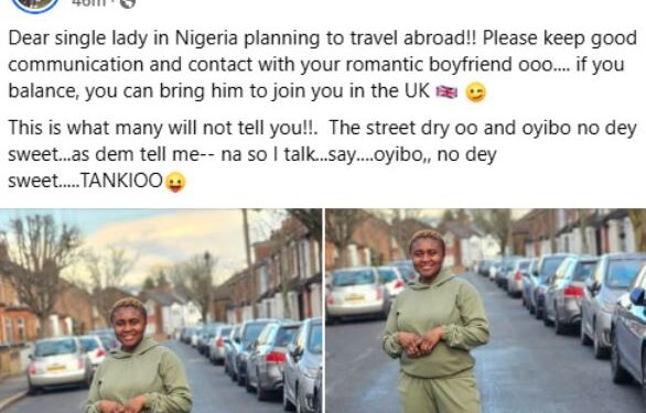 The Street Is Dry, Bring Your Boyfriend To Join You – UK-based Nigerian Woman Advises Single Ladies Planning To Relocate Abroad