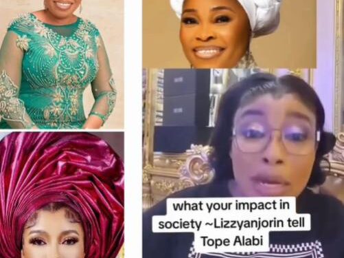 “I Am Holier Than You”- Actress Lizzy Anjorin Tackles Gospel Artiste Tope Alabi After She Refused To Perform At Her Surprise Birthday Party (Video)