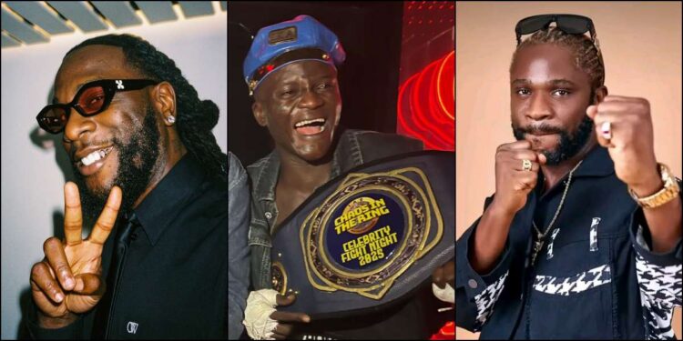 Burna Boy Gifts Portable N20M For Beating Speed Darlington in Boxing Match