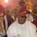 Davido Asked Him To Sing – Reactions Trail Gov Adeleke’S Performance At Priscilla’s Wedding (Video)