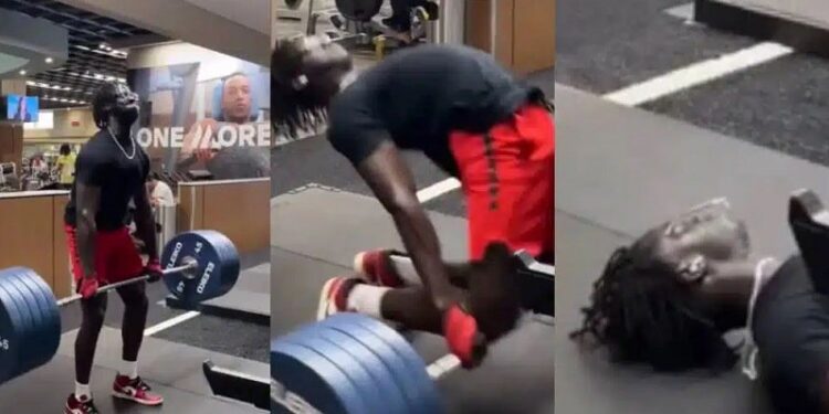 Watch The Moment Man Collapses At Gym While Lifting 500-pound Weight (Video)