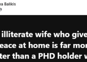 An Illiterate Wife Who Gives You Peace Is Better Than A PhD Holder Who Makes Life Uncomfortable – Nigerian Woman Tells Men