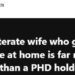 An Illiterate Wife Who Gives You Peace Is Better Than A PhD Holder Who Makes Life Uncomfortable – Nigerian Woman Tells Men
