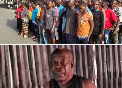 Lagos State Environmental Taskforce Conducts Raid Under Bridges In The State, Arrests 74 Homeless Persons (Video)