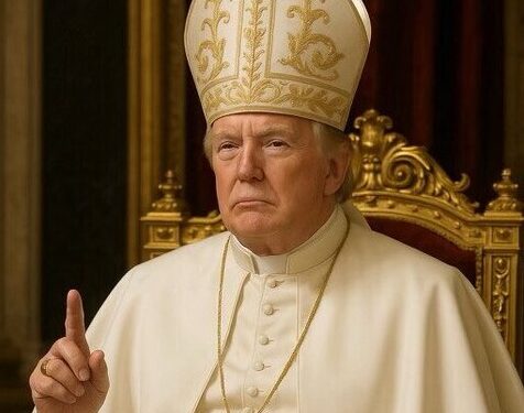 Donald Trump Causes A Stir As He Shares AI Image Depicting Himself As New Pope