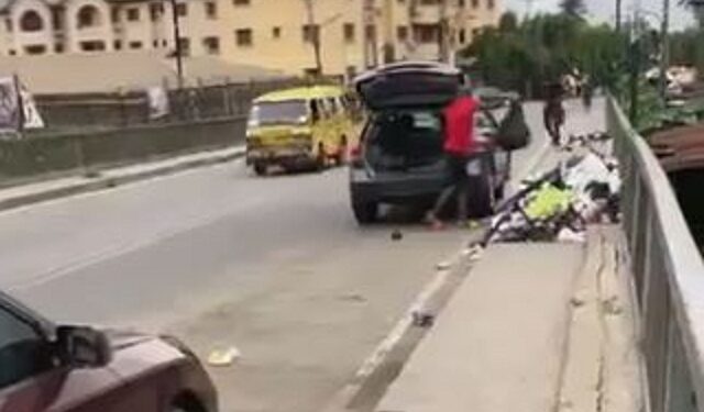Lagos Seeks Help To Identify Waste Offender Caught On Camera At Alapere Link Bridge (Video)