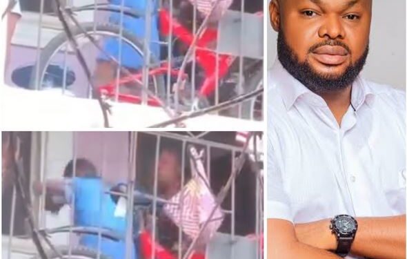Nigerian Activist, Harrison Gwamnishu Reacts To Trending Video Of Woman Beating Her Child (Watch)