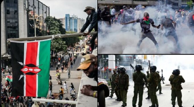 Many Killed As Thousands of Kenyans Protest In Streets, Demand President Ruto’s Resignation (Videos)