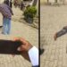 Video Of Young Man Sentenced To Public Flogging For Fighting A Pr0stitute In Abuja (Watch)