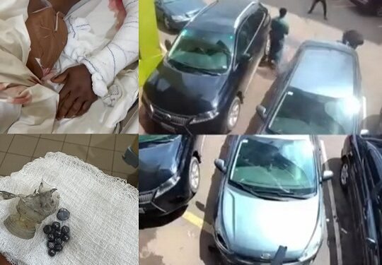 Moments Robbers Stormed A Gadget Store In Enugu And Sh0t A Man Before Carting Away Expensive Goods (Video)