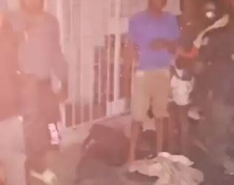 Lagos Taskforce Arrests 84 Homeless People In Agege, Drags Some From Sleep Into Black Maria (Video)