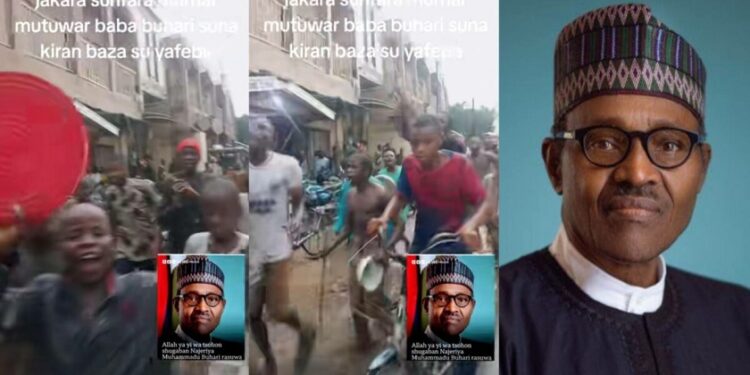 Northerners Seen Celebrating Following Demise of Muhammadu Buhari (Video)