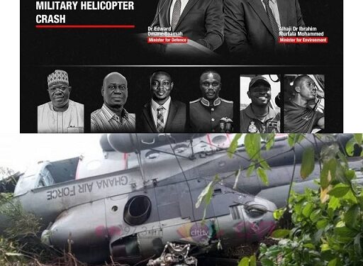 Two Govt Ministers, Six Others Died In Helicopter Crash, Body Removed From The Scene in Sacks (Video)