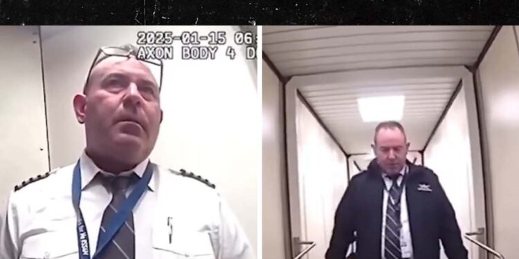 Watch The Moment A Pilot Was Pulled From Cockpit And Escorted Off A Plane By Police Over Suspected Drunkenness (Video)