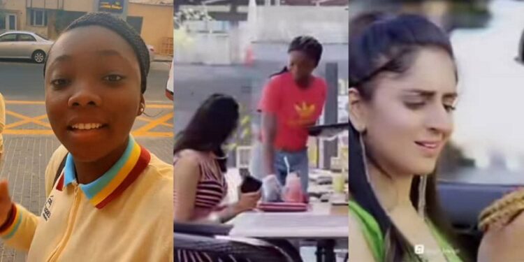 Nigerian Lady Reacts After Being Featured As Waitress in Indian Music Video (Watch)