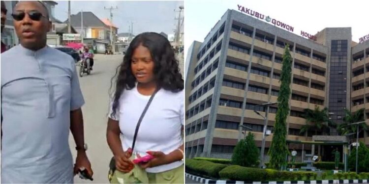 Sowore, Others Protest at NYSC Headquarters, Demand Release of Corps Member’s Certificate (Video)