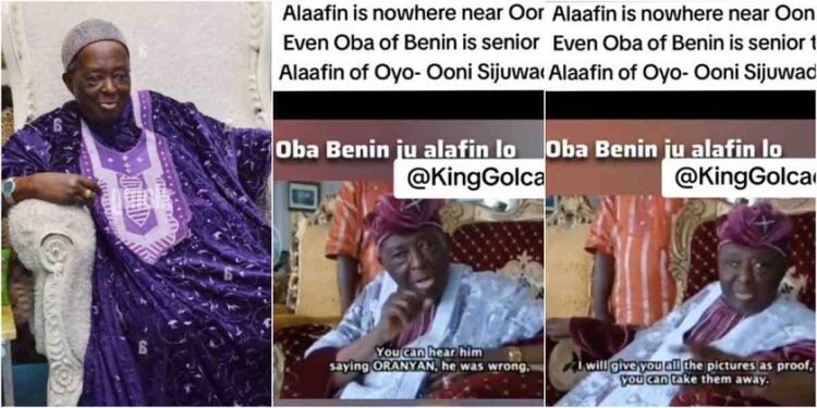 “Ooni Superior To Alaafin, Even Oba of Benin Outranks Him” – Late Ooni Sijuwade (Video)