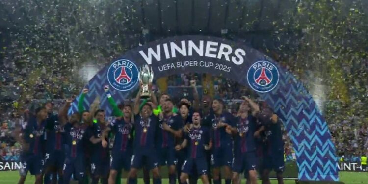 PSG Beats Tottenham On Penalties To Win 2025 UEFA Super Cup (Watch All Goals)