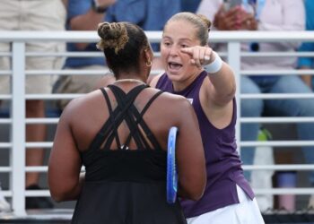 You Have No Class, No Education – Furious Tennis Player Ostapenka Attacks Opponent Taylor Townsend After US Open Loss (Video)
