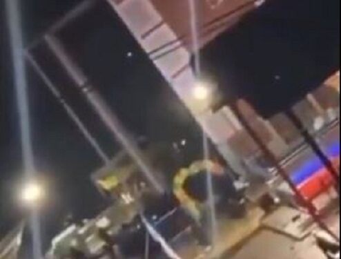 EFCC Raids Obasanjo’s Hotel, Arrests Internet Fraudsters At Pool Party (Video)