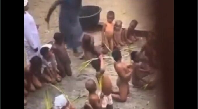 Police Arrest Pastor Seen Flogging N@ked Children In Viral Video (Watch)