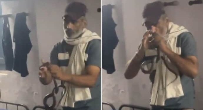 Policeman Di£s After Being Bitten by Cobra While Handling It With His Bare Hand (Video)
