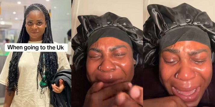 “UK Will Show You Pepper” – Lady Who Relocated Abroad Bursts Into Tears (Video)