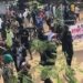 Angry Benue Youths Barricade Highway With Five Corpses Of Armed Herdsmen Victims