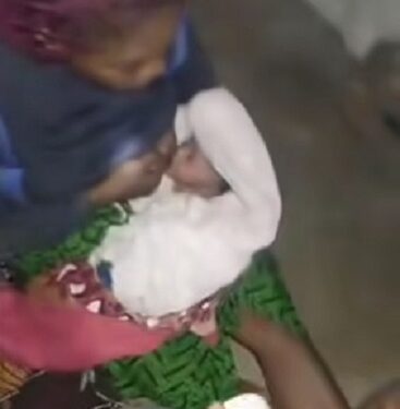 Pregnant Woman Banished From Her Village Gives Birth In Uncompleted Building Near Gboko (Video)