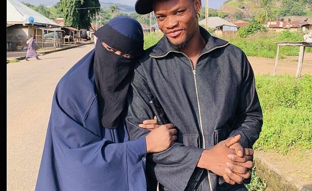 “If You Like Expose Yourself, We Will Flex With You And Leave” – Nigerian Man Says As He Shows Off His Woman Wearing Niqab