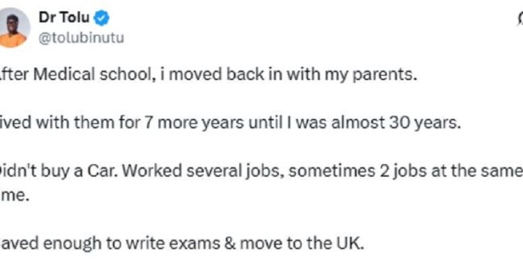 My 6 Months Salary In The UK Was More Than The Total Of My 7 Years Salary In Nigeria – Nigerian Doctor Reveals