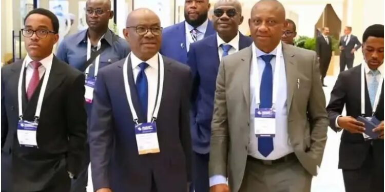 Outrage As Wike Attends 2025 Asia Pacific Cities Summit in Dubai with His Sons and Nigerian Delegation (Photos)