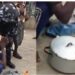 Man Gets Arrested After Stealing a Pot Of Stew From The Neighborhood (Video)