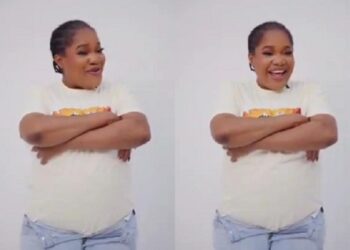 Toyin Abraham Replies After Being Mocked Over Size of Her Tummy