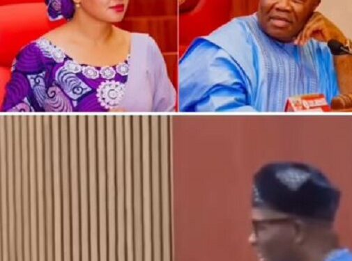 Drama As Senator Akpabio, Other Lawmakers Burst Into Laughter As He Announces Birthday Of His Colleague, Senator Natasha (Video)