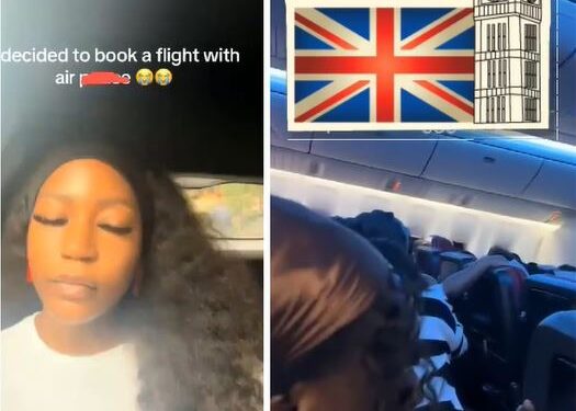 Watch The Moment Passengers Pray In Panic As London–Abuja Flight Hits Turbulence Mid-Air (Video)
