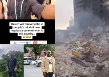 Heartbreaking Final Call Emerge From Victim Trapped In Great Nigeria House Fire At Balogun Market (Listen)