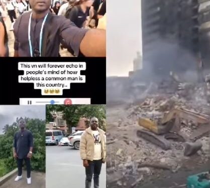 Heartbreaking Final Call Emerge From Victim Trapped In Great Nigeria House Fire At Balogun Market (Listen)