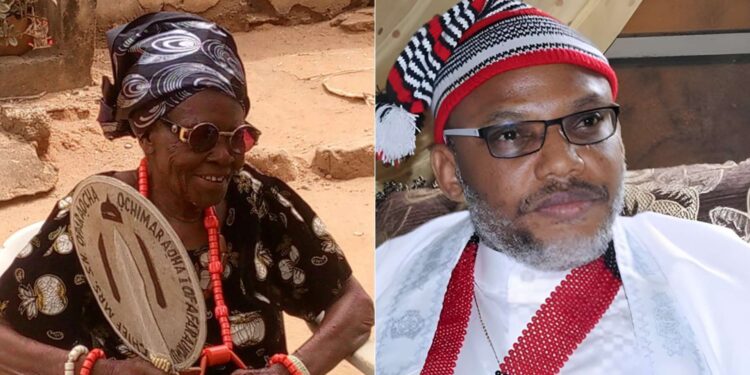 “I Want To See Nnamdi Kanu Before God Calls Me” – 99-Year-Old Woman Begs Tinubu (Video)