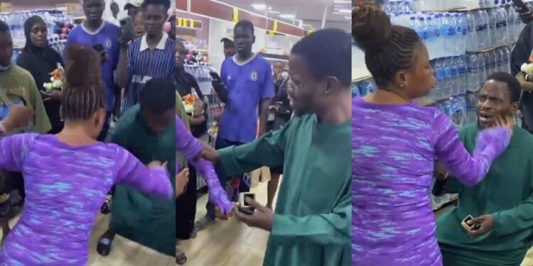 Heartbroken Man Angrily Smash Girlfriend’s Phone After Rejecting Proposal (Video)