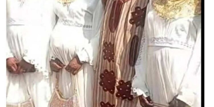 Nigerian Man Gets Married To Three Women All At Once In Ilorin (Video)