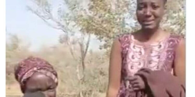 Terrorists Parade Traumatised Women Kidnapped In Zamfara-Sokoto Region, Force Them To Beg For Freedom (Video)