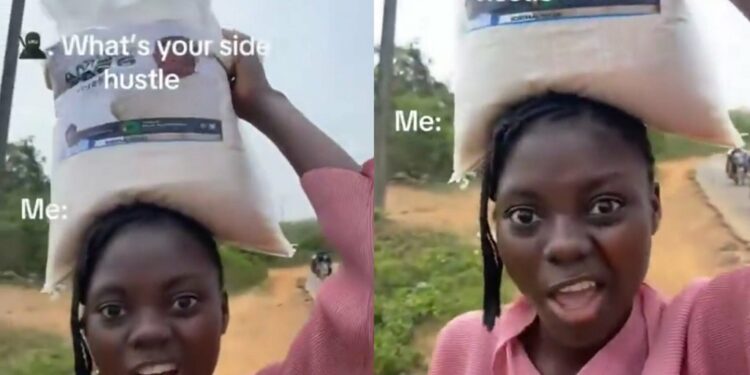 “If It Reaches Your Turn No Collect Election Rice” — Lady Says After Receiving Food Items From APC Candidate In Osun (Video)