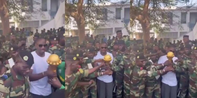 AFCON 2025; Drama as Senegal Reportedly Relocates Trophy To Military Base After CAF Decision (Video)
